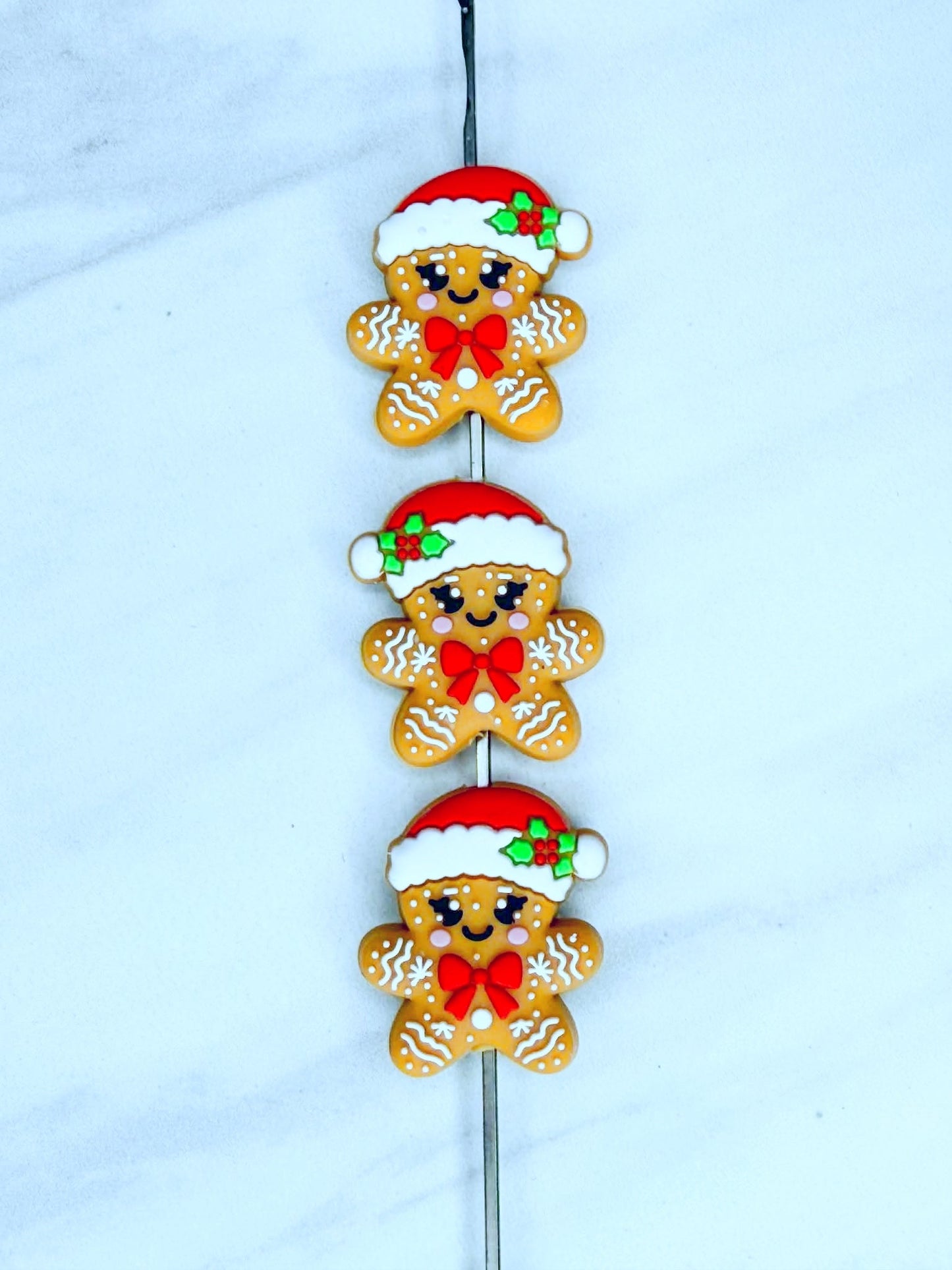 GINGERBREAD SILICONE FOCAL D582 (1ct)