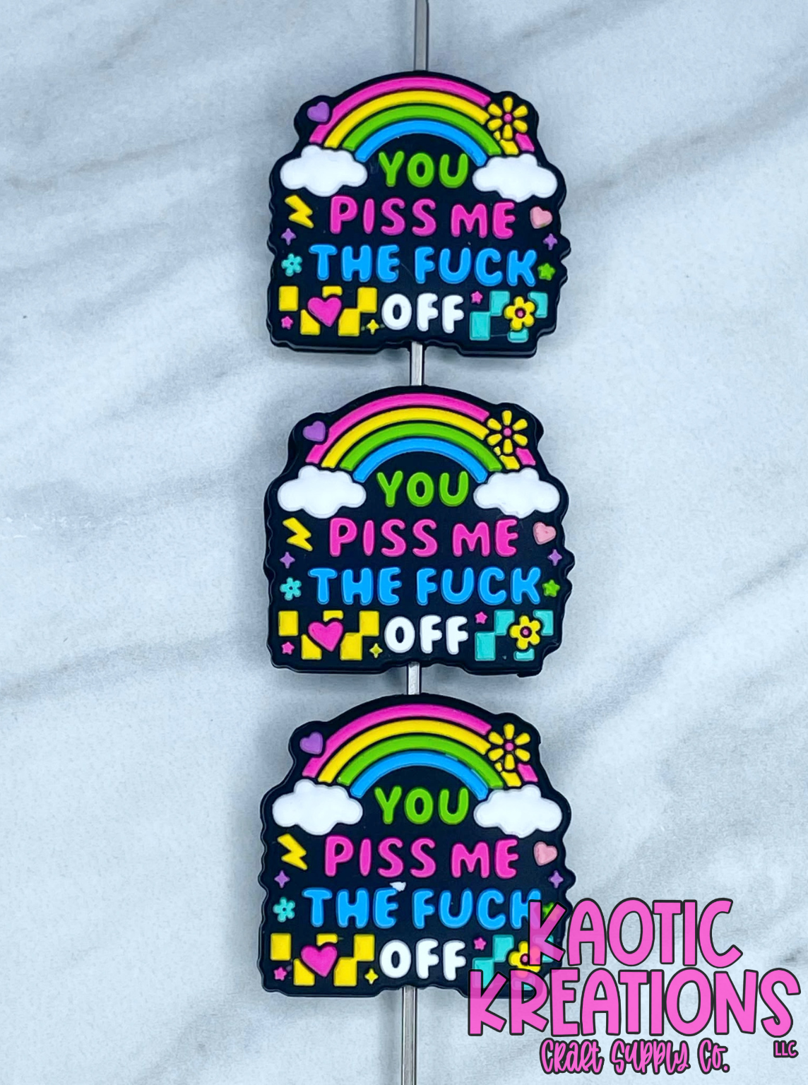 YOU PISS ME OFF SILICONE FOCAL D263 (1ct)