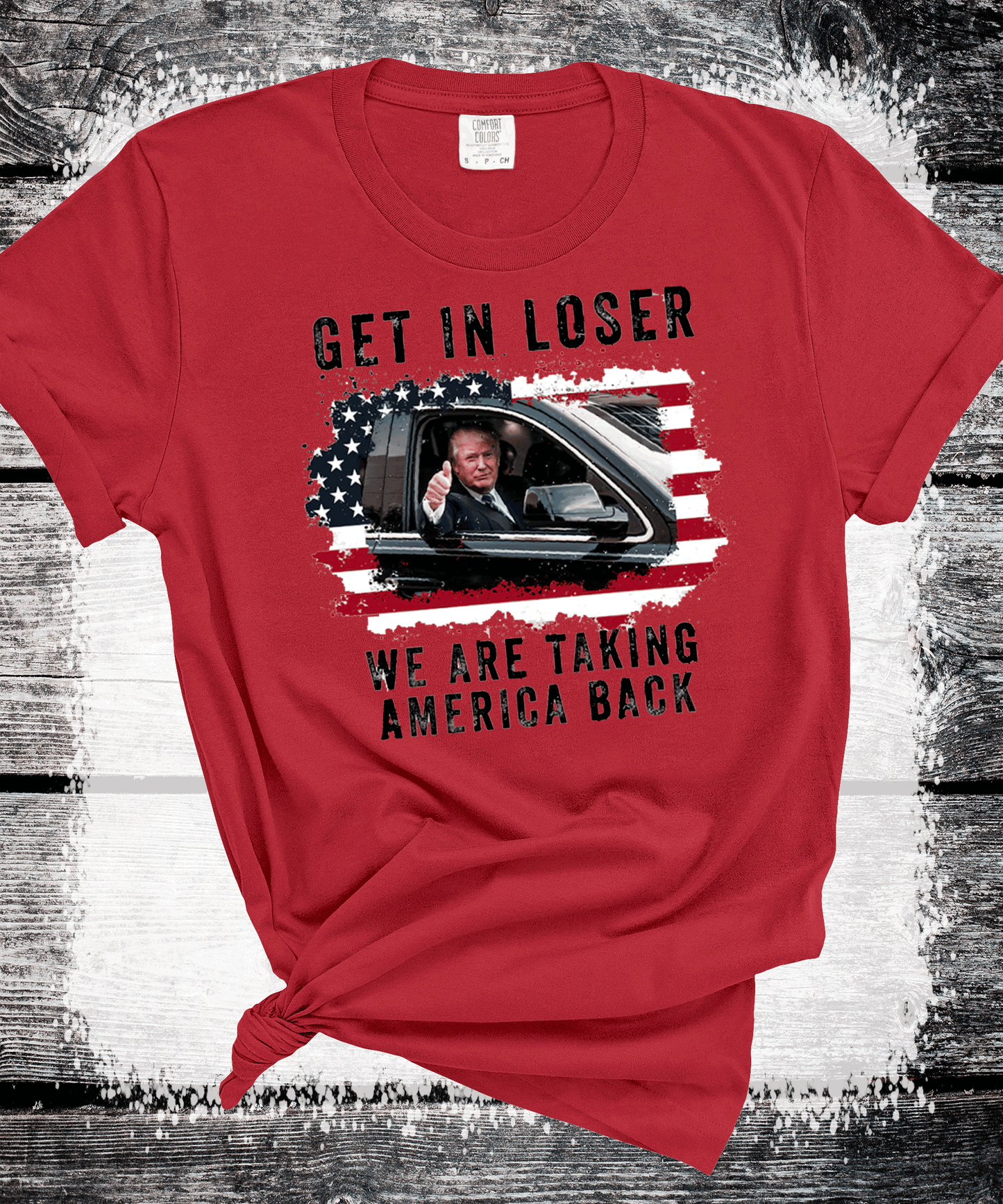 Trending Get in Loser we are saving American Donald Trump Shirts Trump Crewnecks