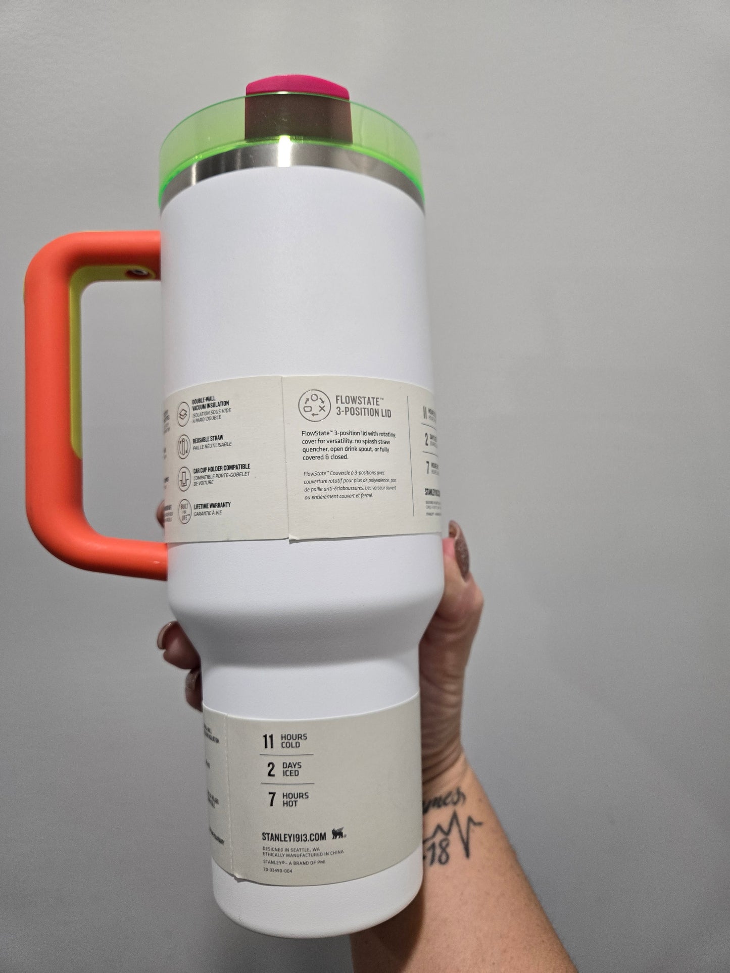 STANLEY X DSG 40oz. Exclusive White Neon