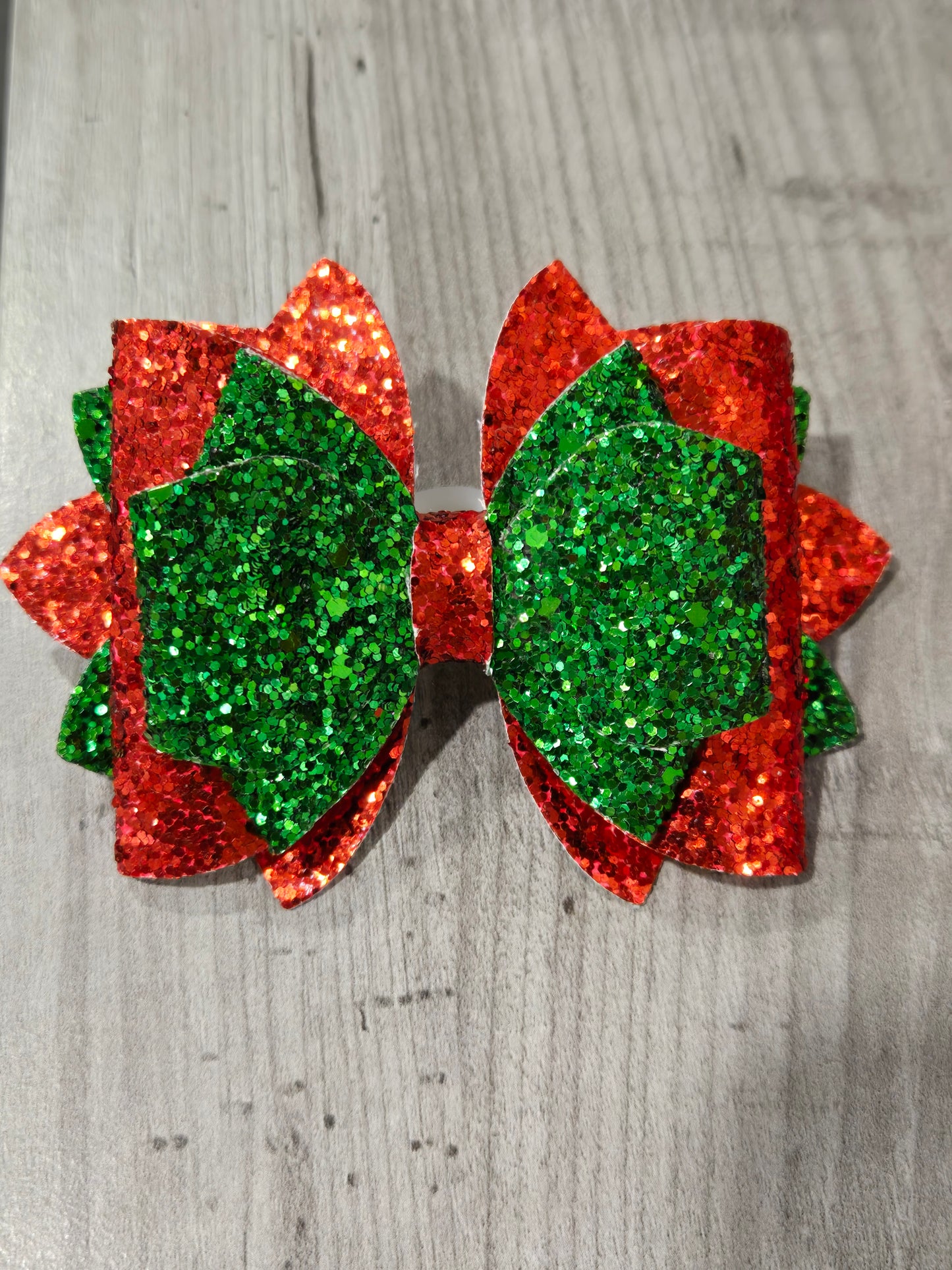 Sequined Christmas Tumbler Bow