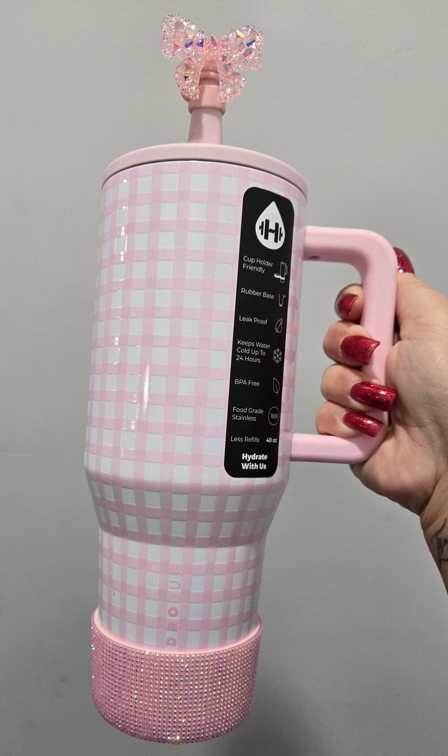 Tickled Pink Blingin' Silicone Boot