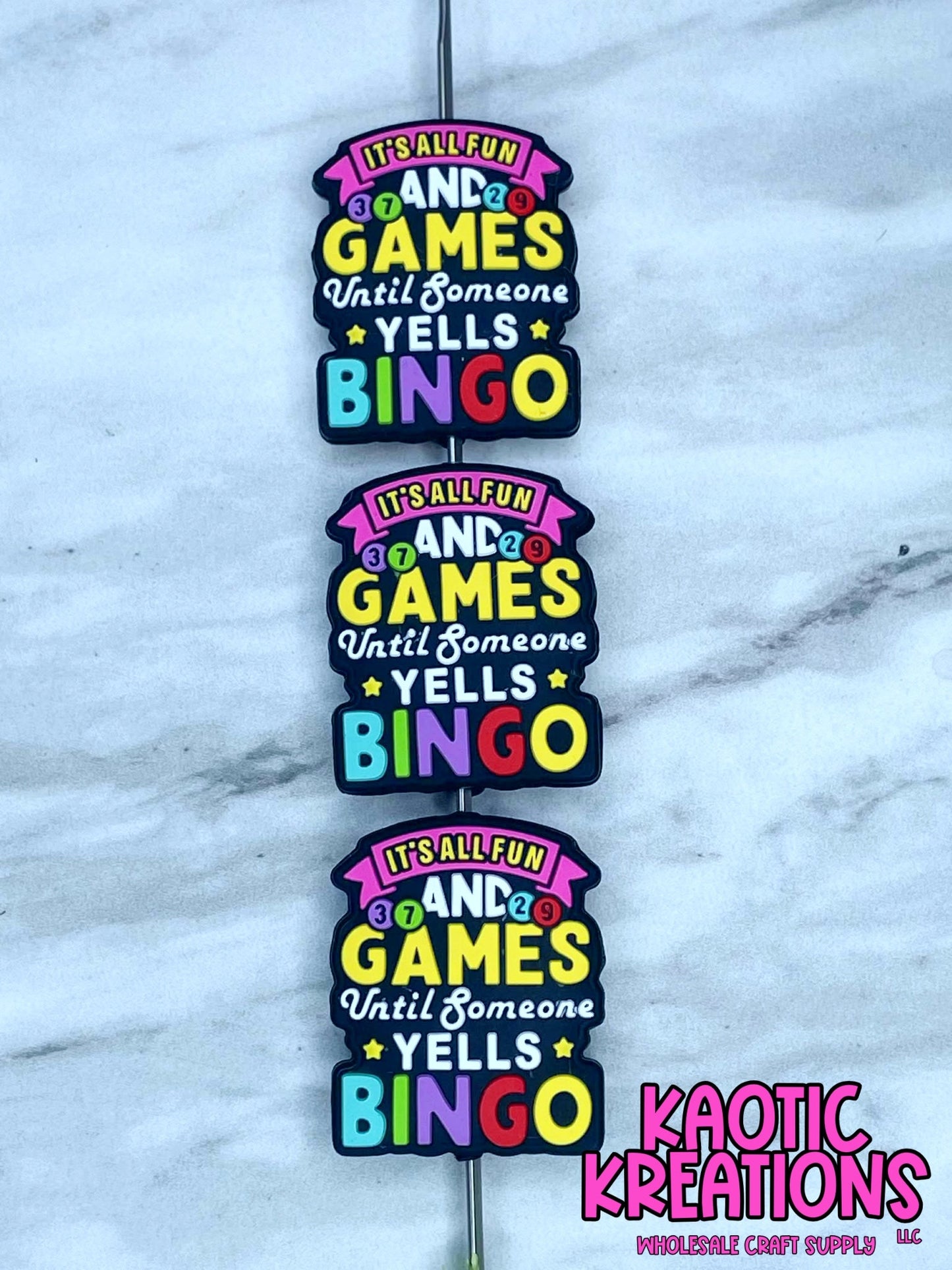 UNTIL SOMEONE YELLS BINGO SILICONE FOCAL D482 (1ct)