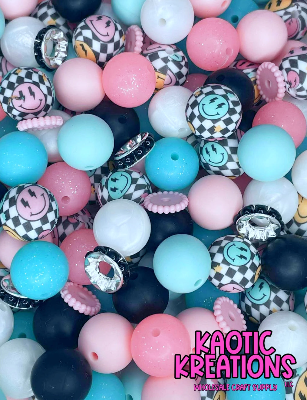 SILICONE BEAD MIX #17 (38ct)