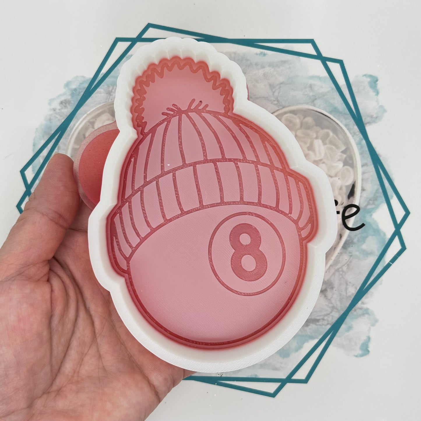 *NEW RELEASE* Winter Beanie 8 Ball Freshie Mold