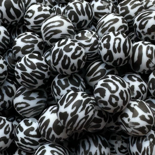 P3 BLACK/WHITE LEOPARD 15MM PRINT (1ct)