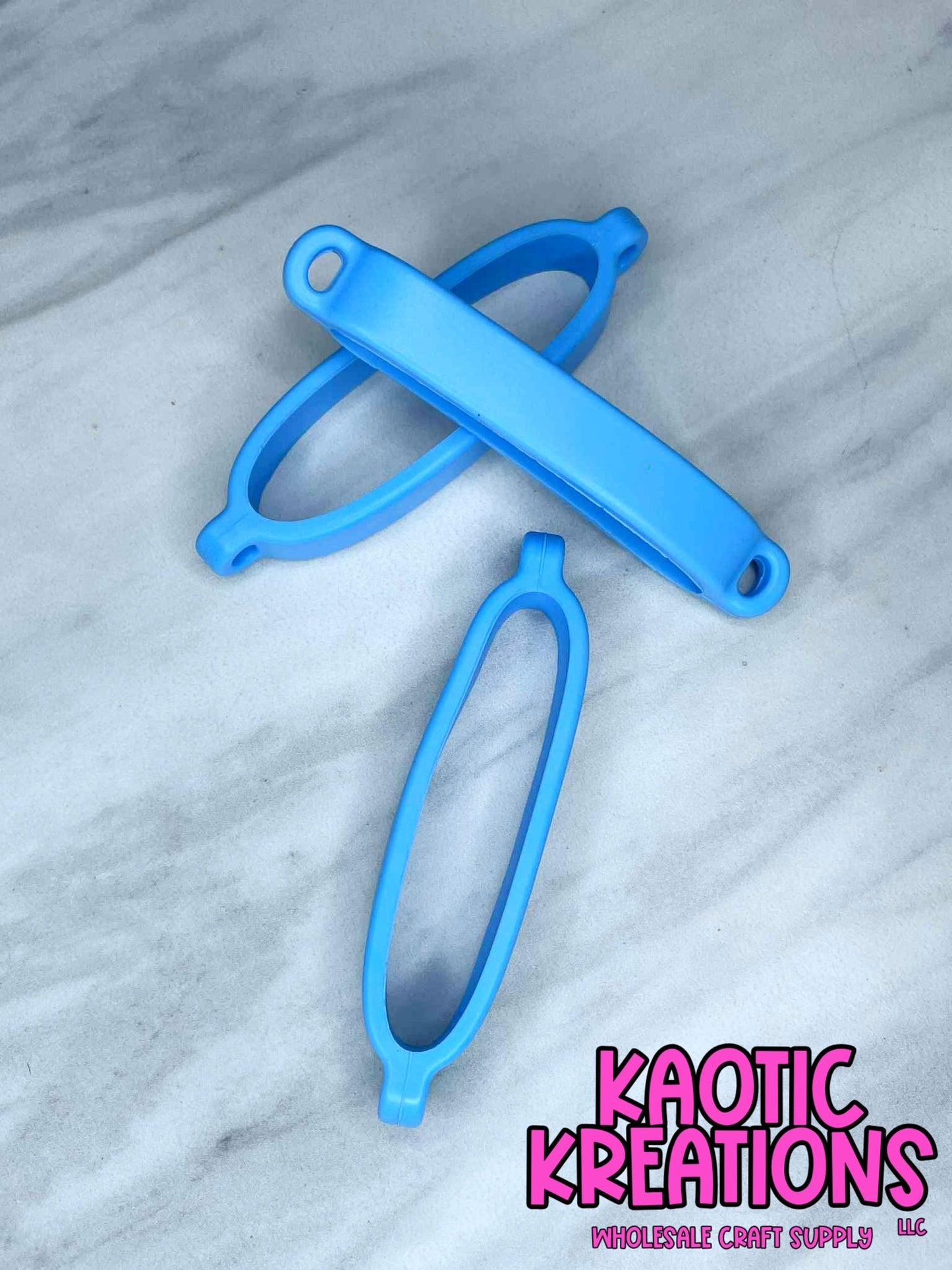 BEADABLE TUMBLER SILICONE CARRIER RING #11 CURIOUS BLUE (1ct)