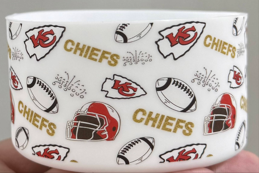 KC Chiefs Silicone Boot for Tumblers