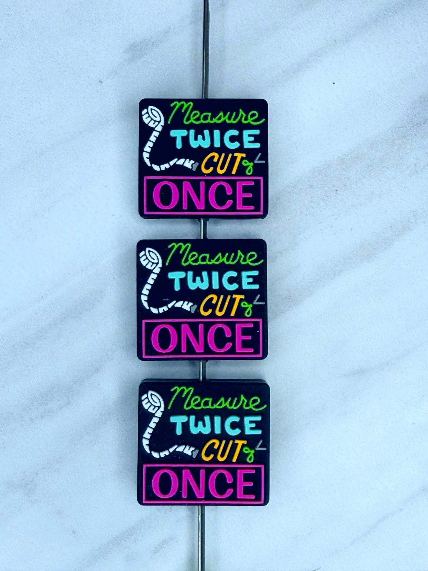 MEASURE TWICE CUT ONCE SILICONE FOCAL D581 (1ct)