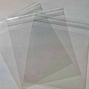 Clear Self Seal Cello Bags Size 5x7 Cellophane Packaging Supplies 100 Pack