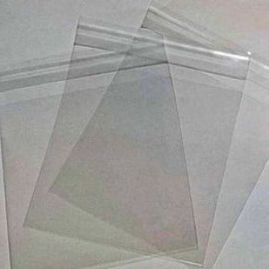 Clear Self Seal Cello Bags Size 5x7 Cellophane Packaging Supplies 100 Pack