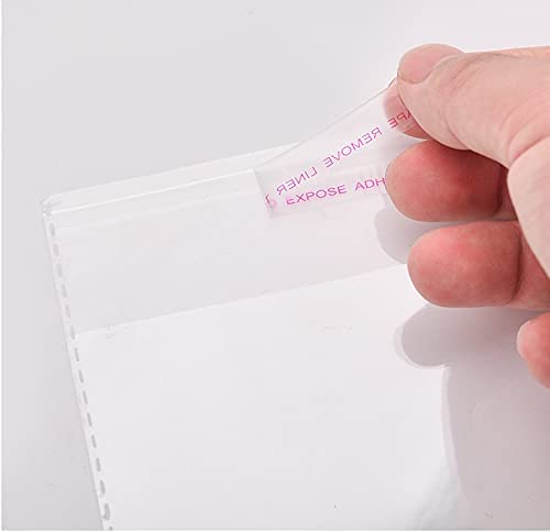 Clear Self Seal Cello Bags Size 9x12 Cellophane Packaging Supplies 100 Pack
