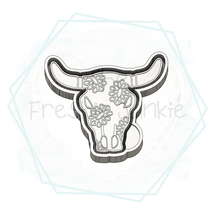 *NEW RELEASE* Concho Aztec Bull Freshie Mold