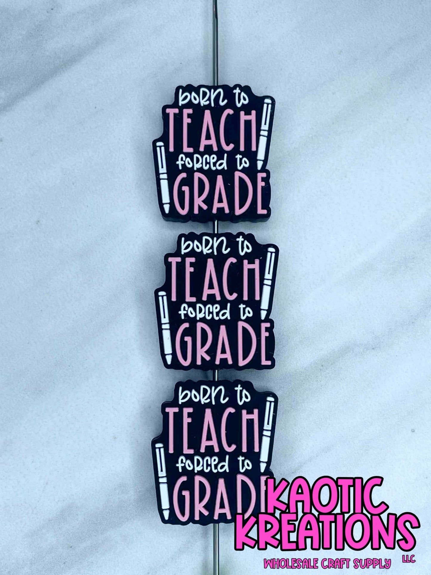 BORN TO TEACH FORCED TO GRADE SILICONE FOCAL D516 (1ct)