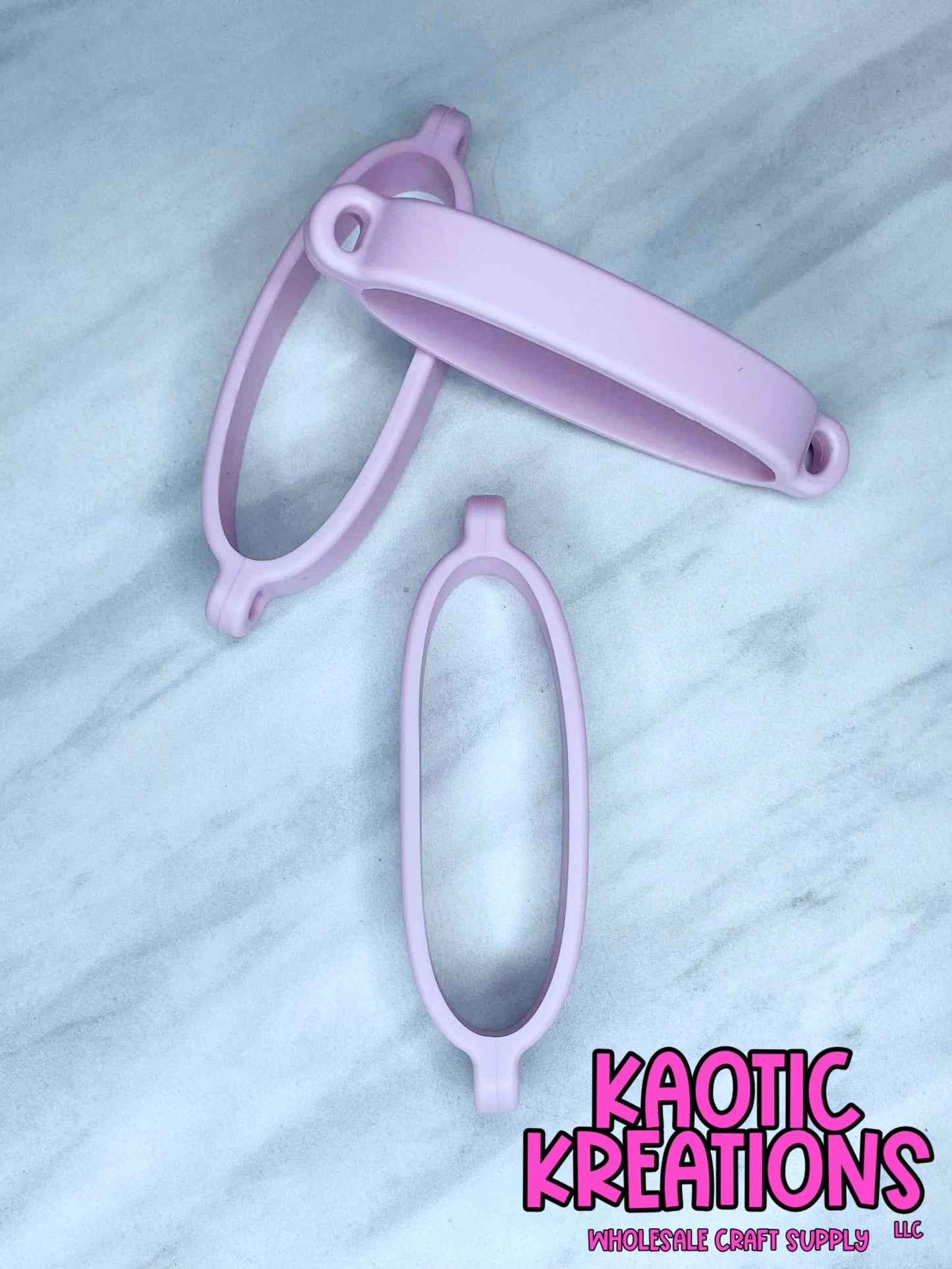 BEADABLE TUMBLER SILICONE CARRIER RING #19 DUSTY PINK (1ct)