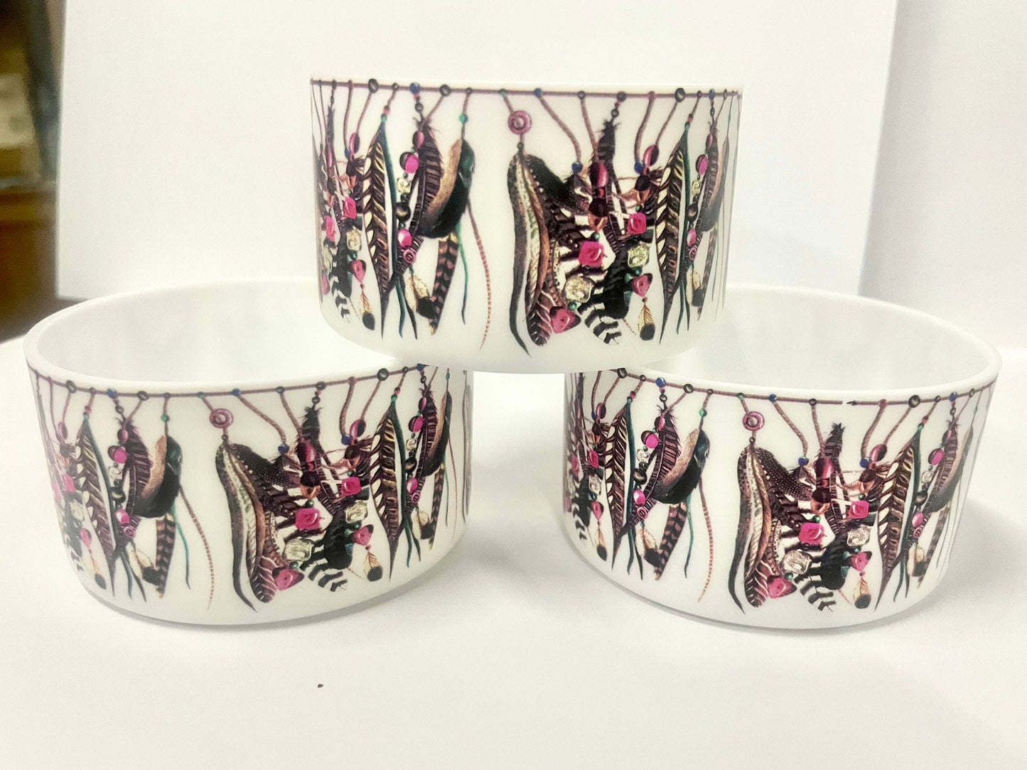 Wild Feathers boot sleeve bumper for tumbler