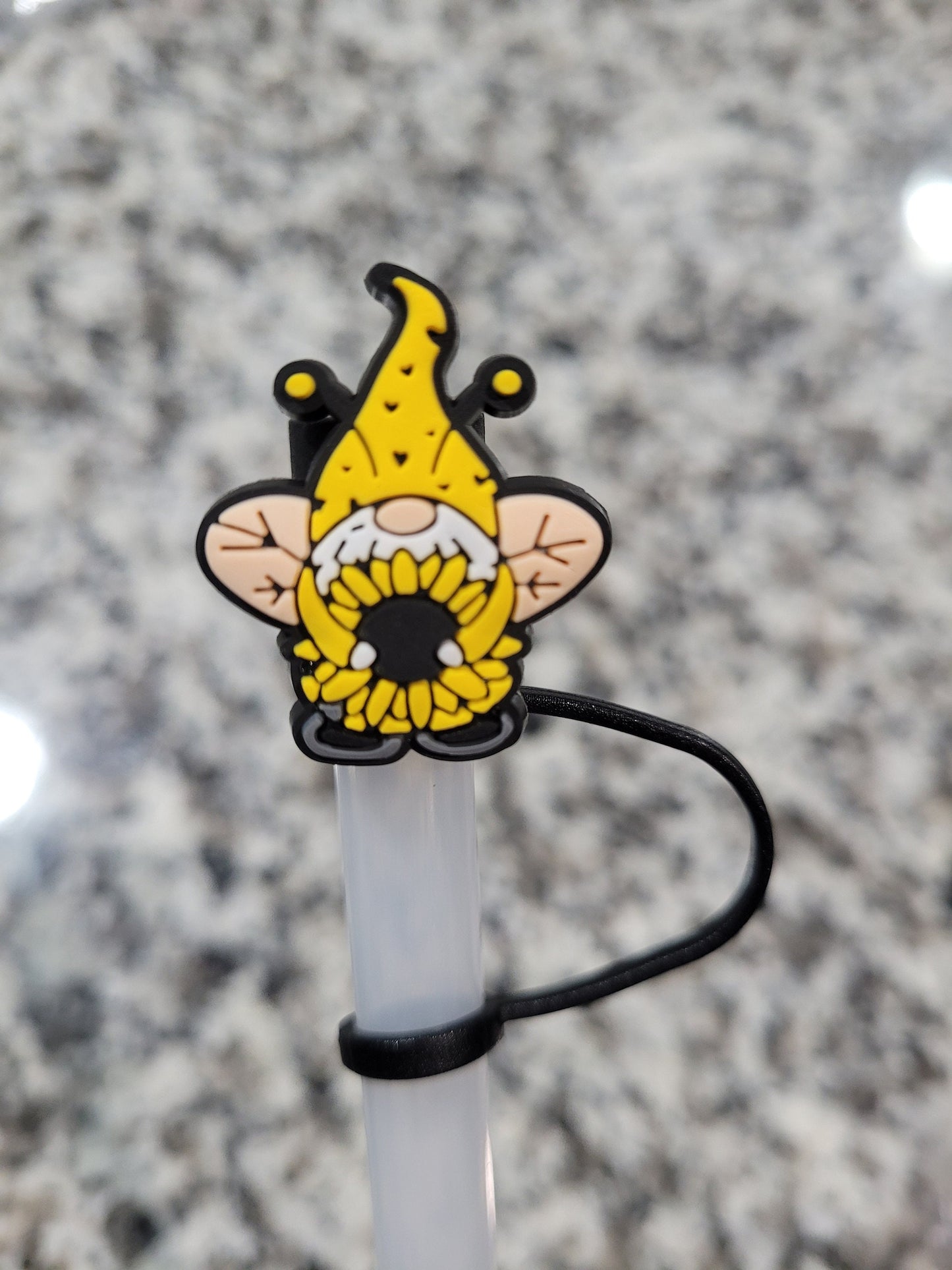 SunflowerGnome 10MM Silicone Strawtopper
