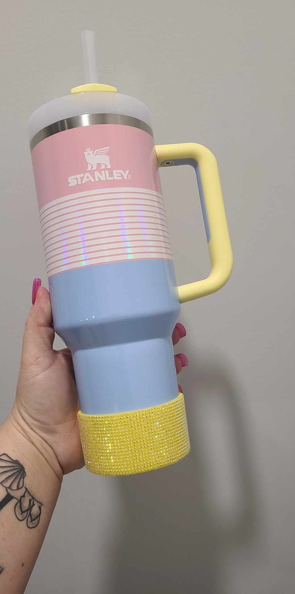 Blingin' Yellow Boot Bumper Sleeve for Tumblers