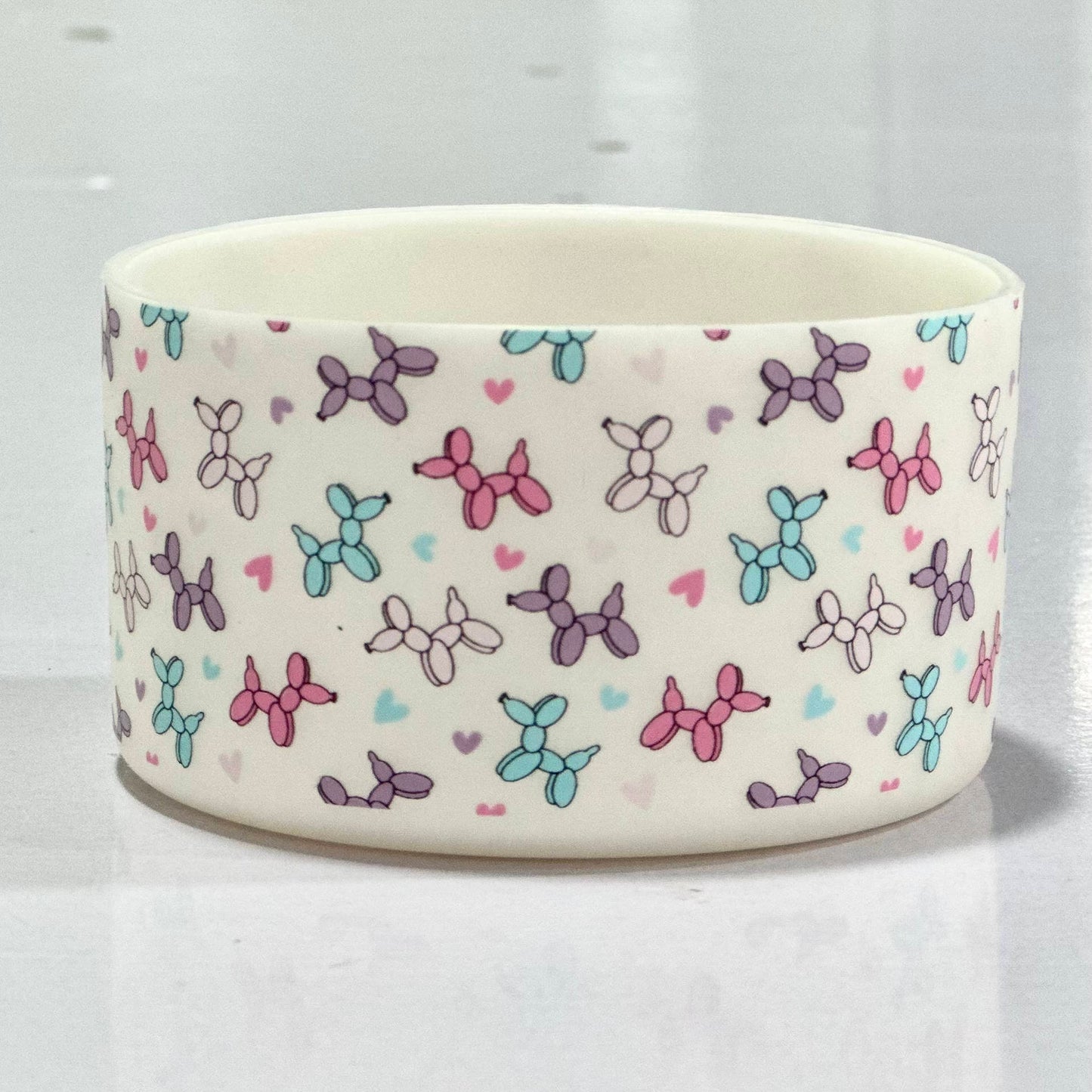 Celebration White Balloon Dog Tumbler Boot