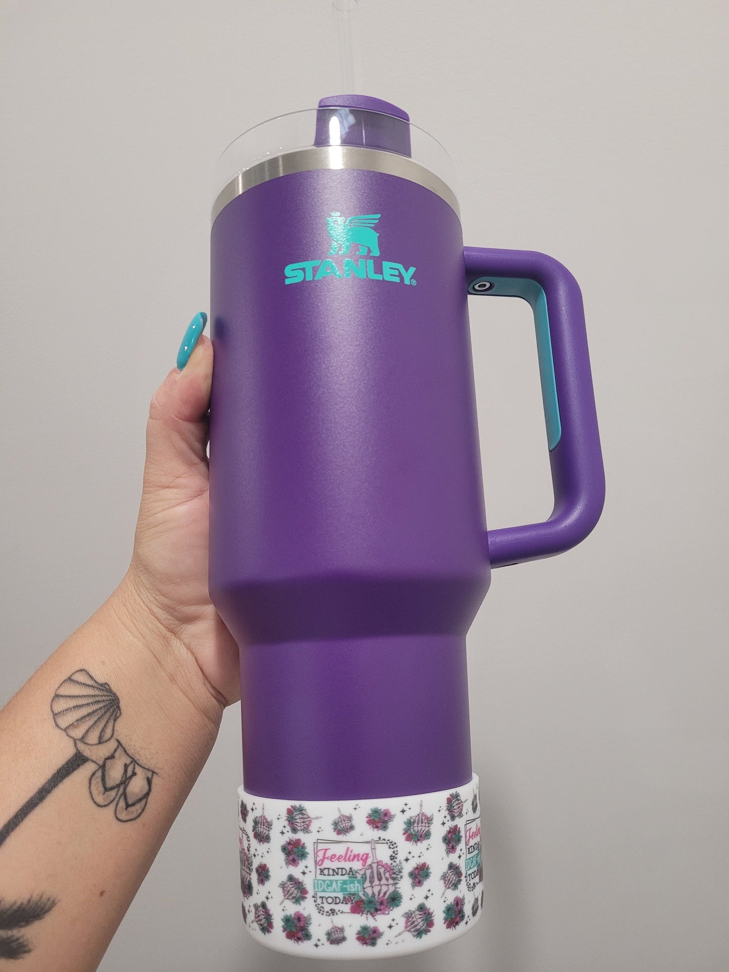 Feeling IDGAF-ISH Silicone Boot Bumper Sleeve for tumblers
