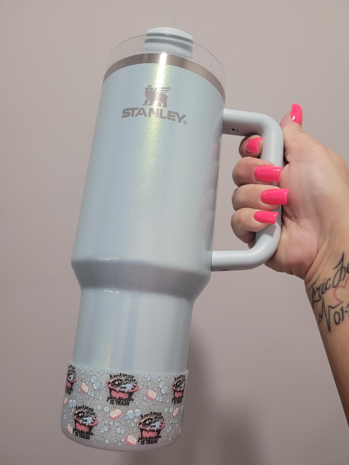 Trash Opinion Silicone Boot Bumper Sleeve for Tumblers