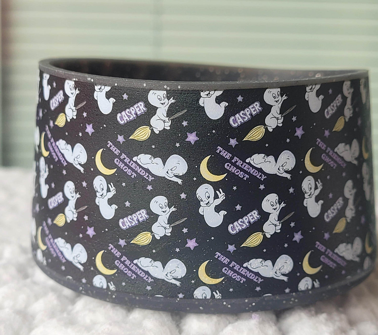 Casper The Ghost Silicone Boot Bumper Sleeve for Tumblers