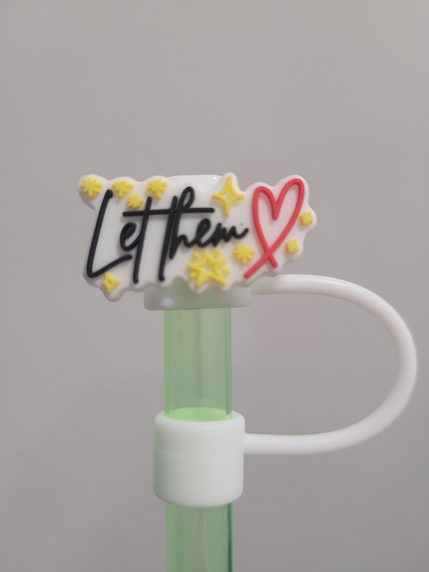 10MM LetThem Silicone Strawtopper for Tumblers