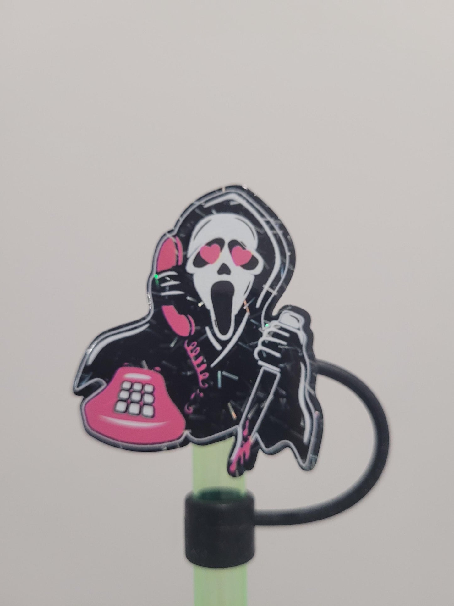 10MM Acrylic Scream Strawtopper for Tumblers