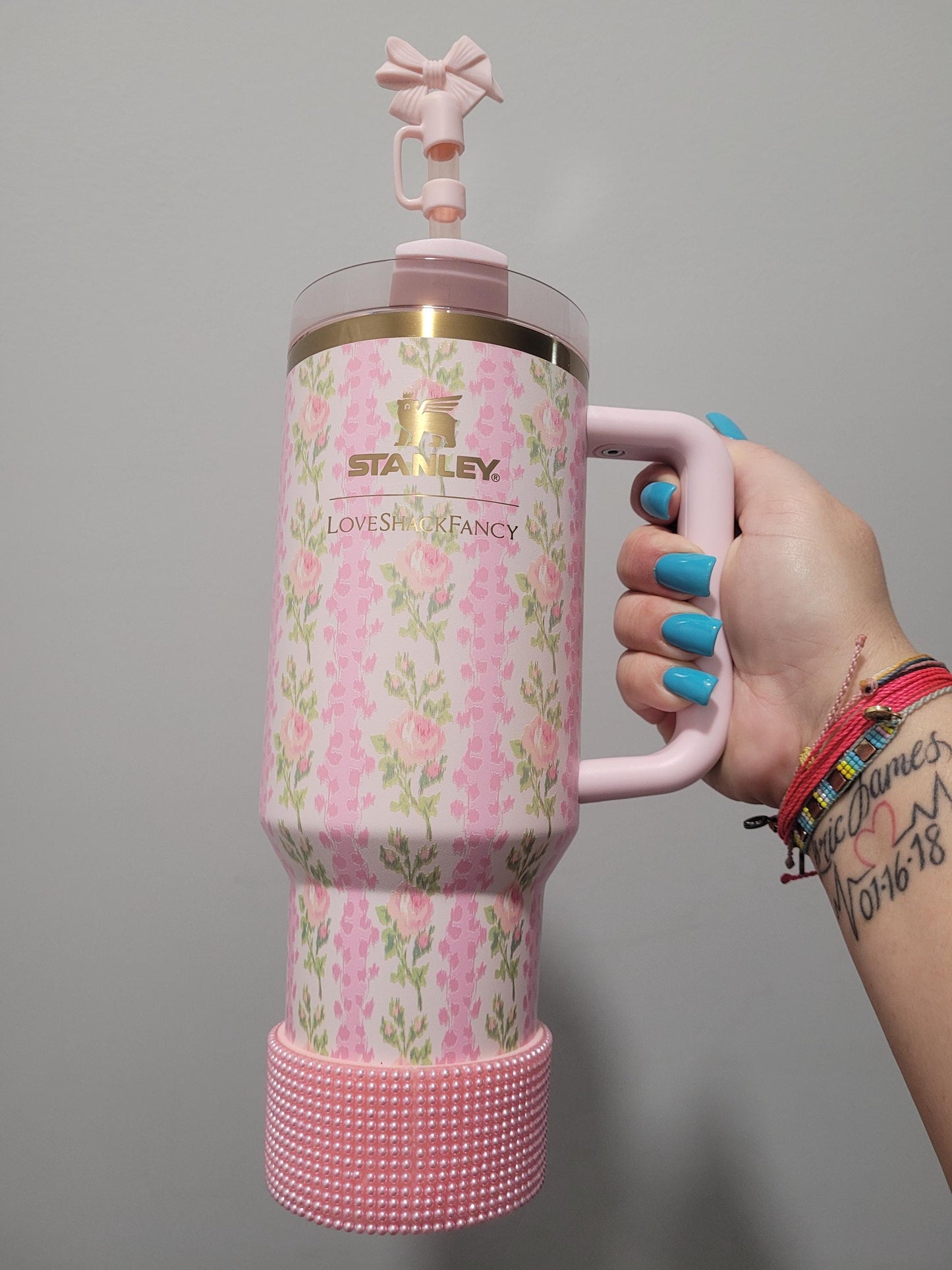 LSF PearlPink Silicone Boot Bumper Sleeve for Tumblers