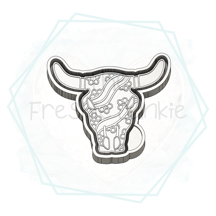 *NEW RELEASE* Retro Aztec Bull Freshie Mold