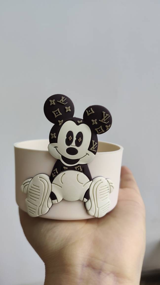 Designer Mickey Silicone Boot Bumper Sleeve for Tumblers