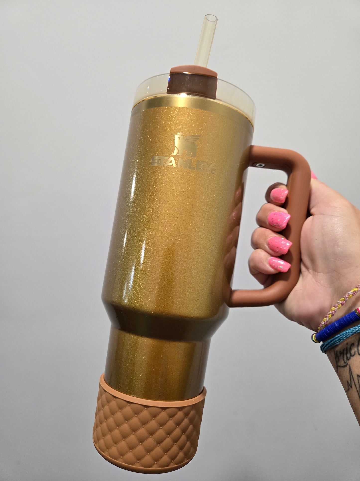 Caramel Kisses Diamond Silicone Boot for Tumblers