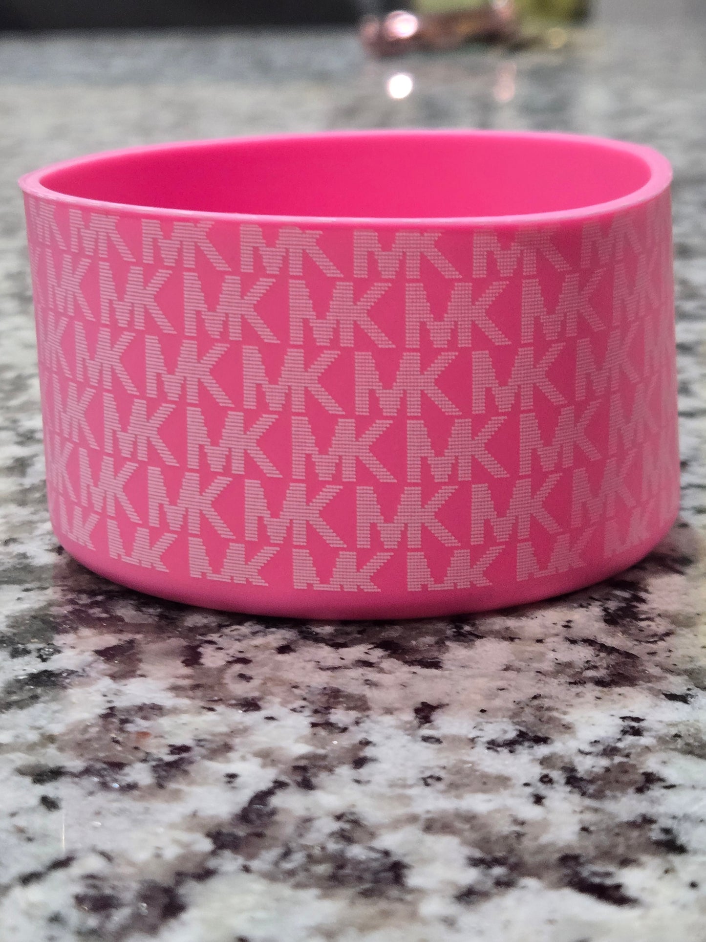 PINK MK SILICONE BOOT BUMPER SLEEVE FOR TUMBLERS