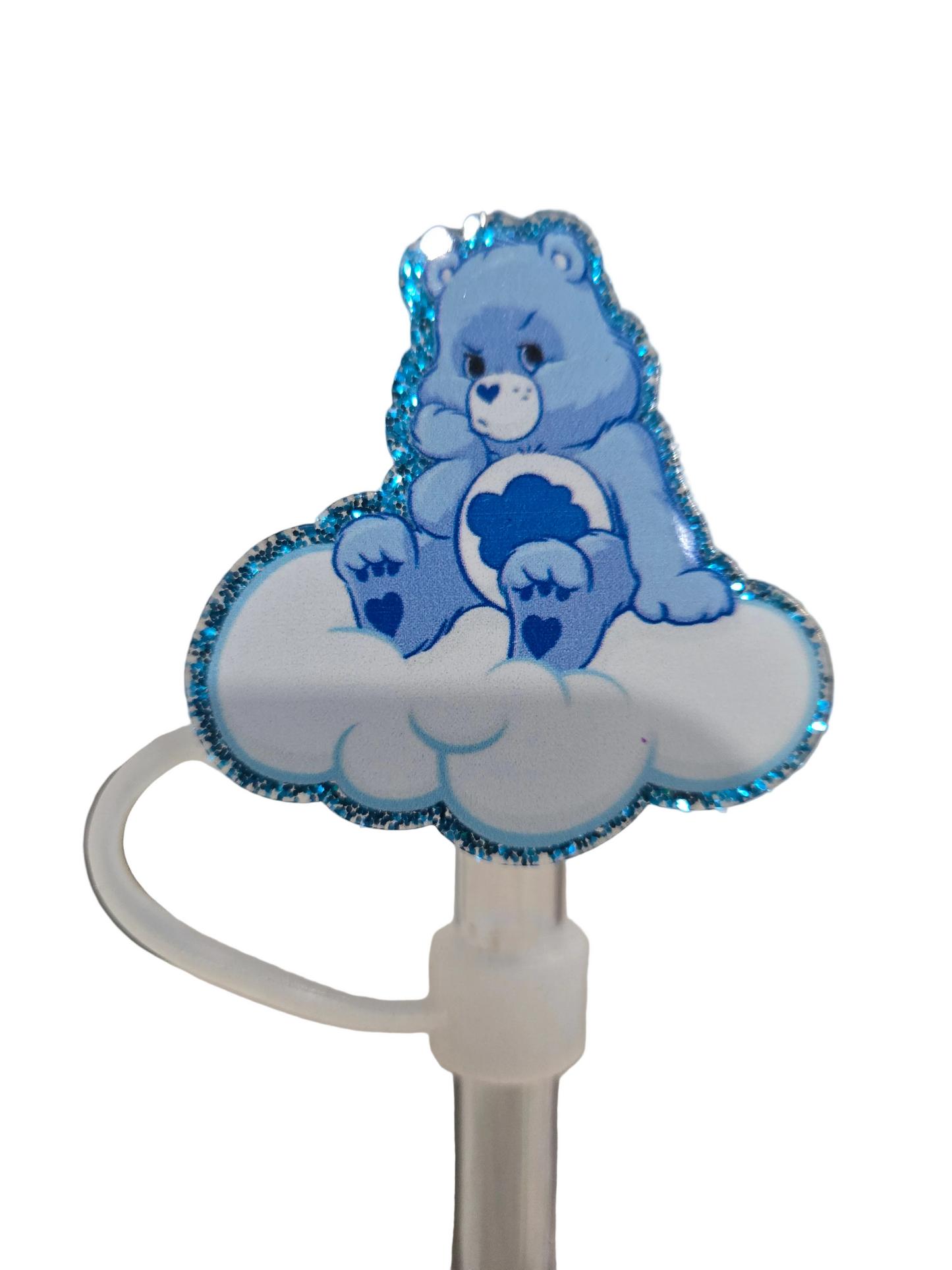 10MM ACRYLIC GRUMPY BEAR CAREBEAR STRAWTOPPER
