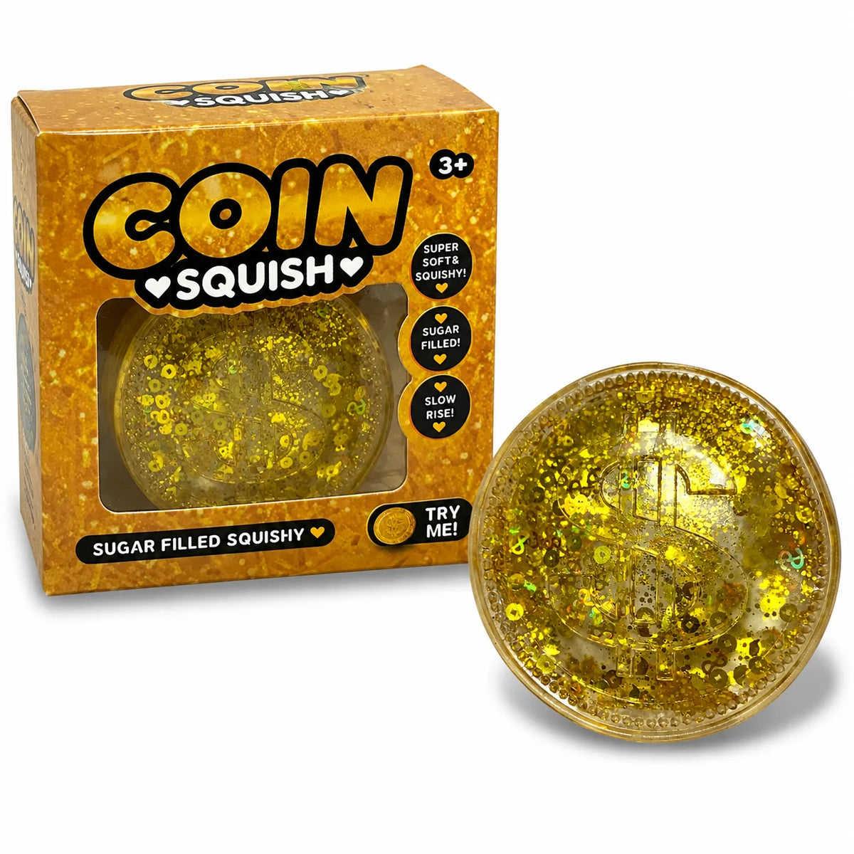 Gold Coin Squishy | Sugar-Filled Slow Rise Sensory Toy