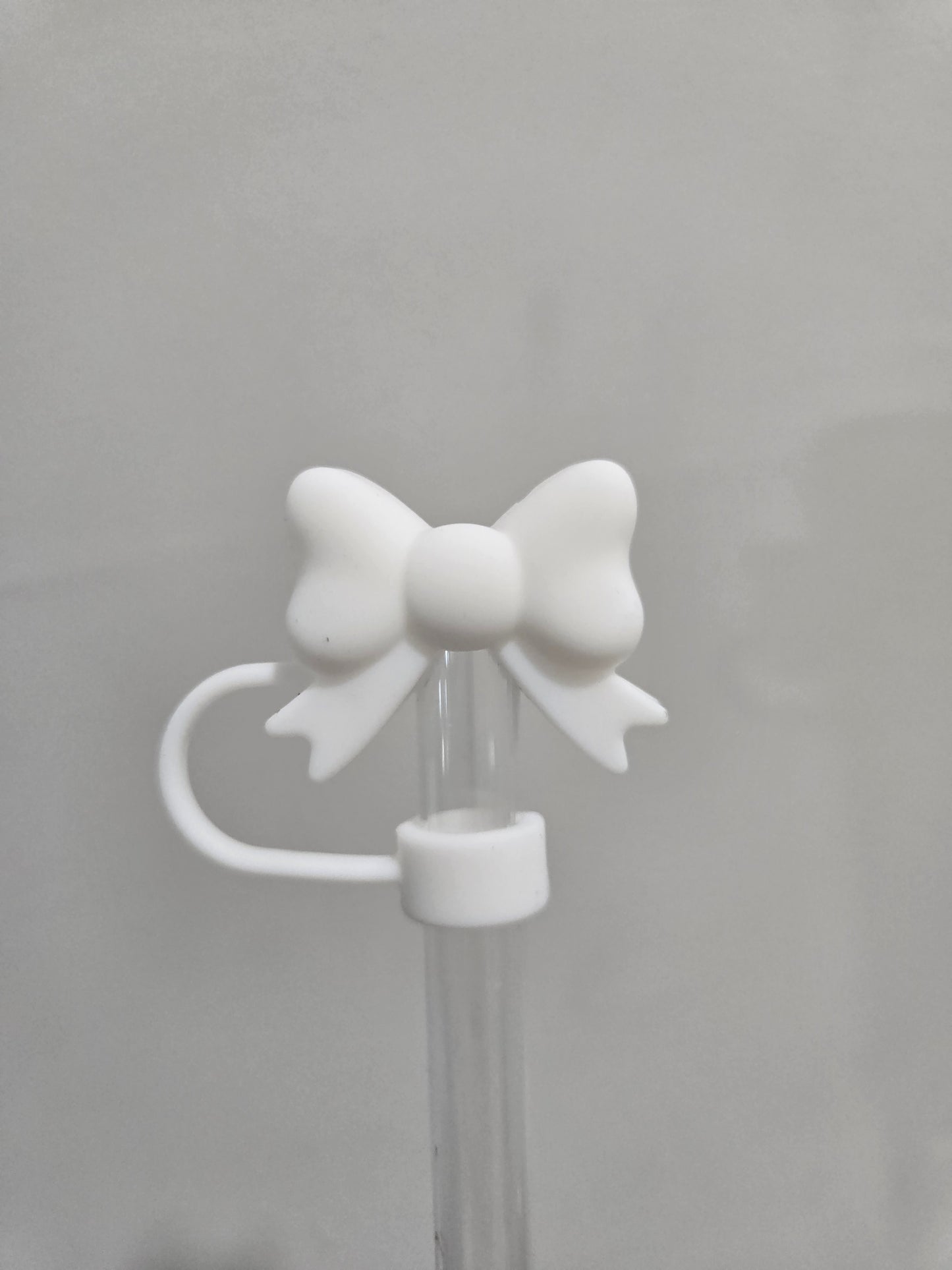 10MM WhiteBow Strawtopper