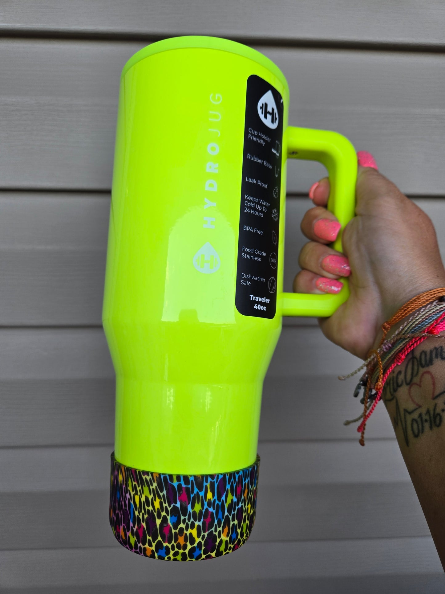 Welcome To The Jungle silicone boot bumper for tumbler