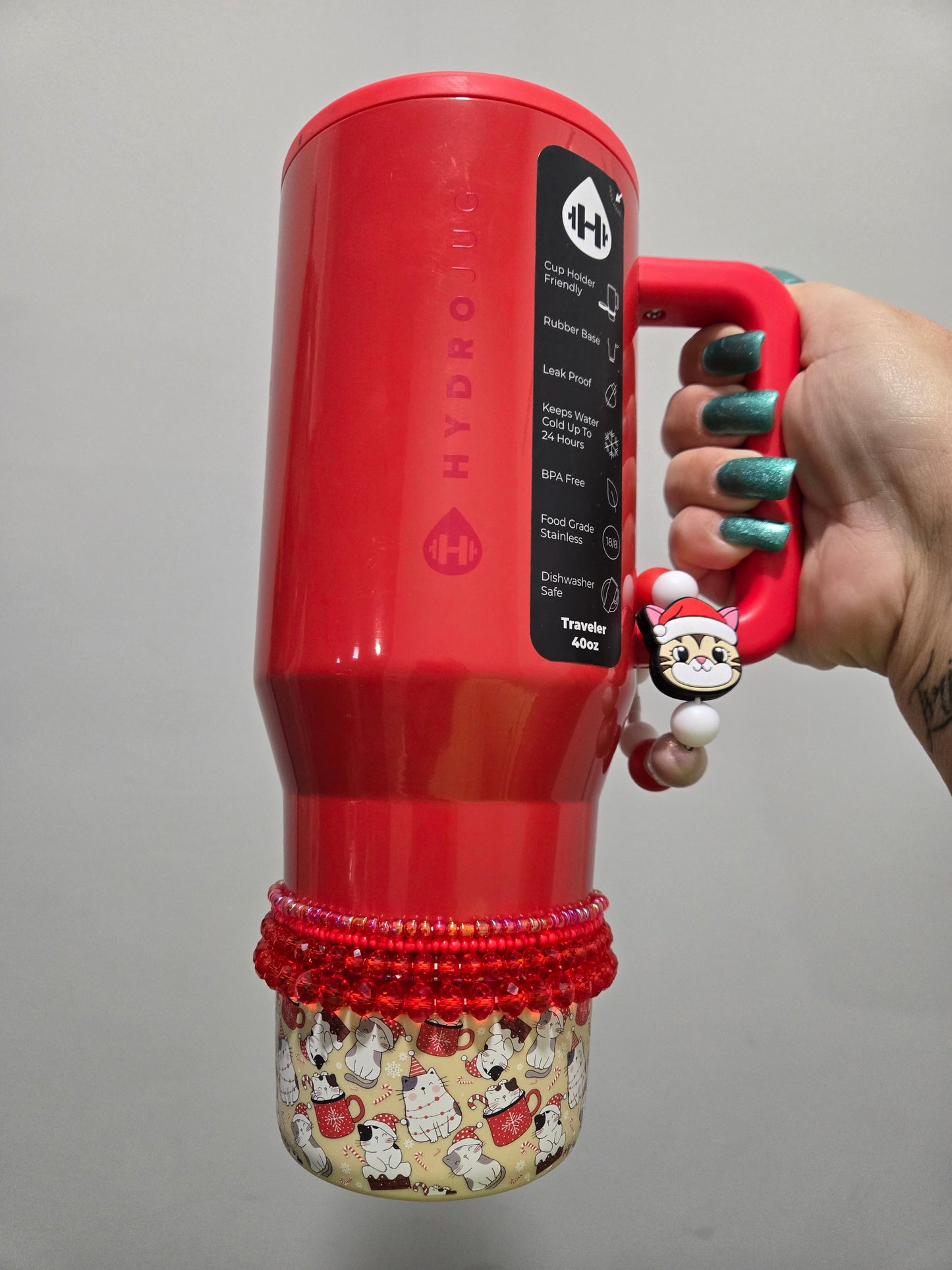 Red-YorNot Tumbler Bracelet Stack