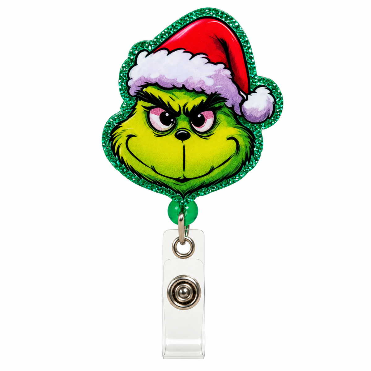 Christmas Grinch Retractable Badge Reel ππ