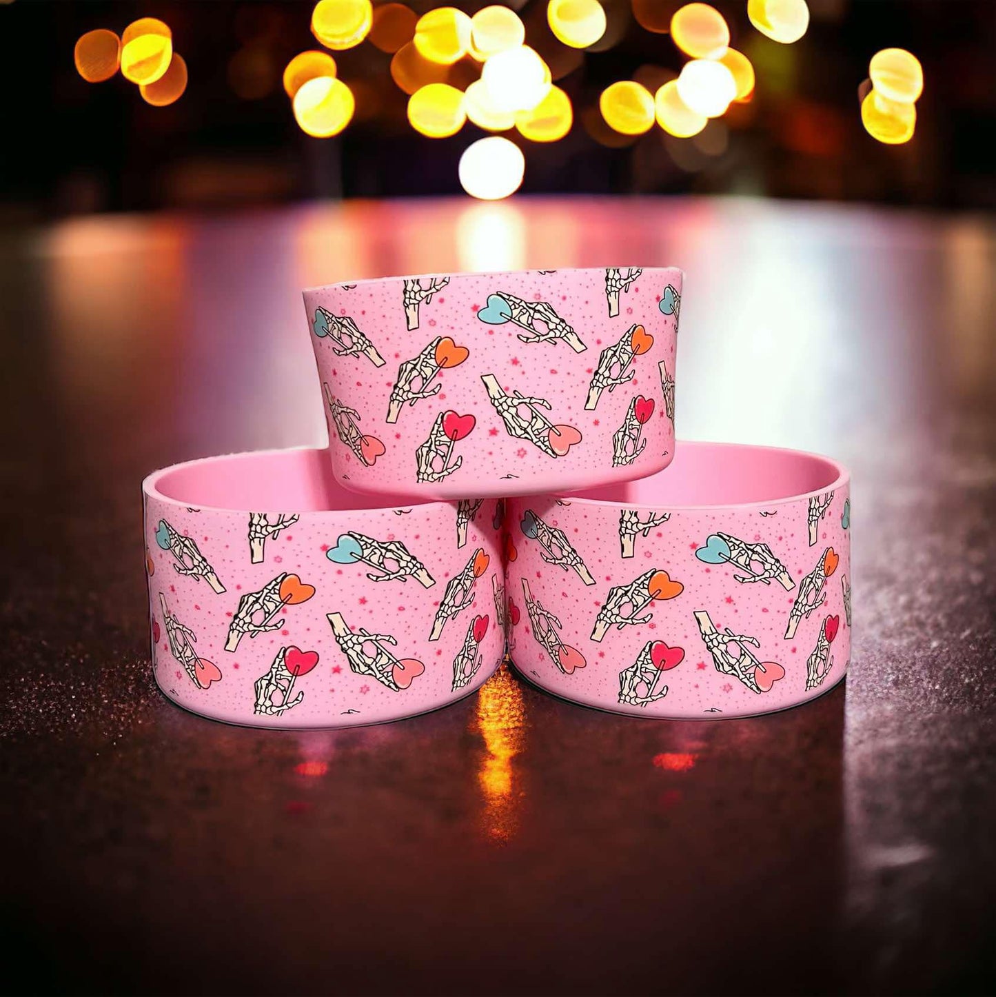 HeartSkellies Silicone Boot bumper sleeve for Tumblers