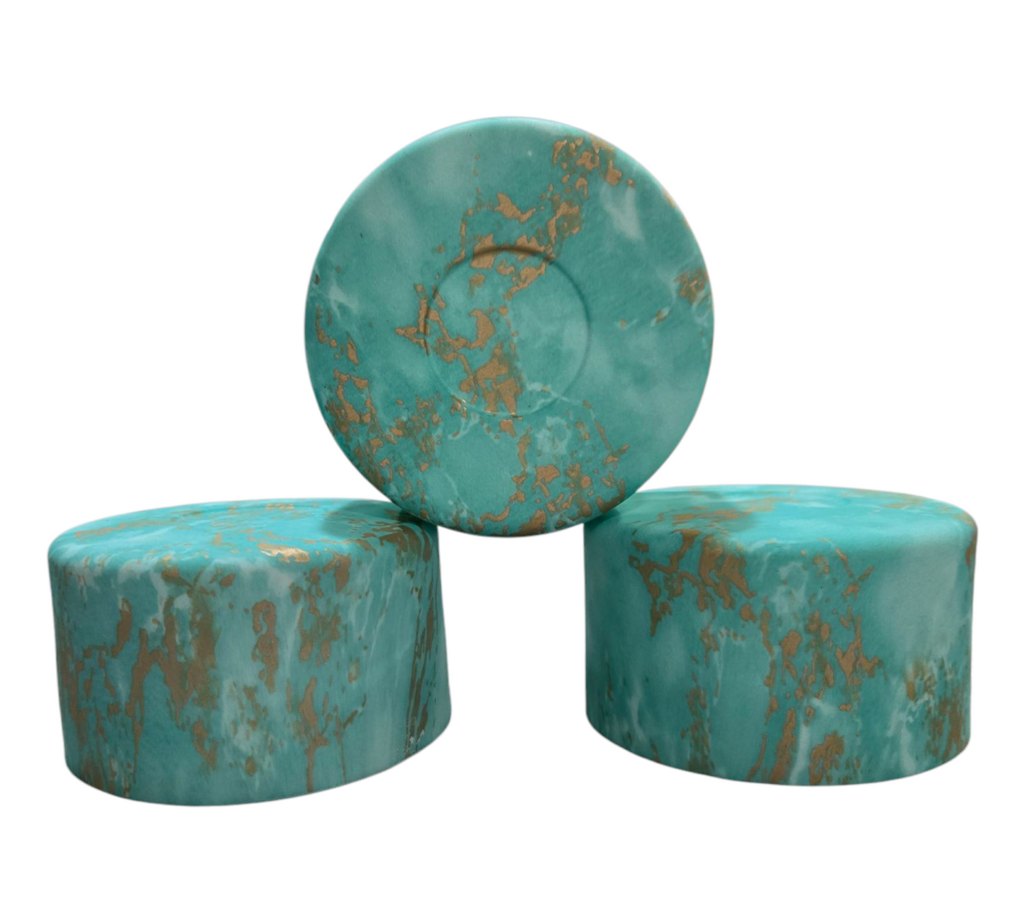 TurquoiseGold Swirl Silicone Boot Bumper Sleeve