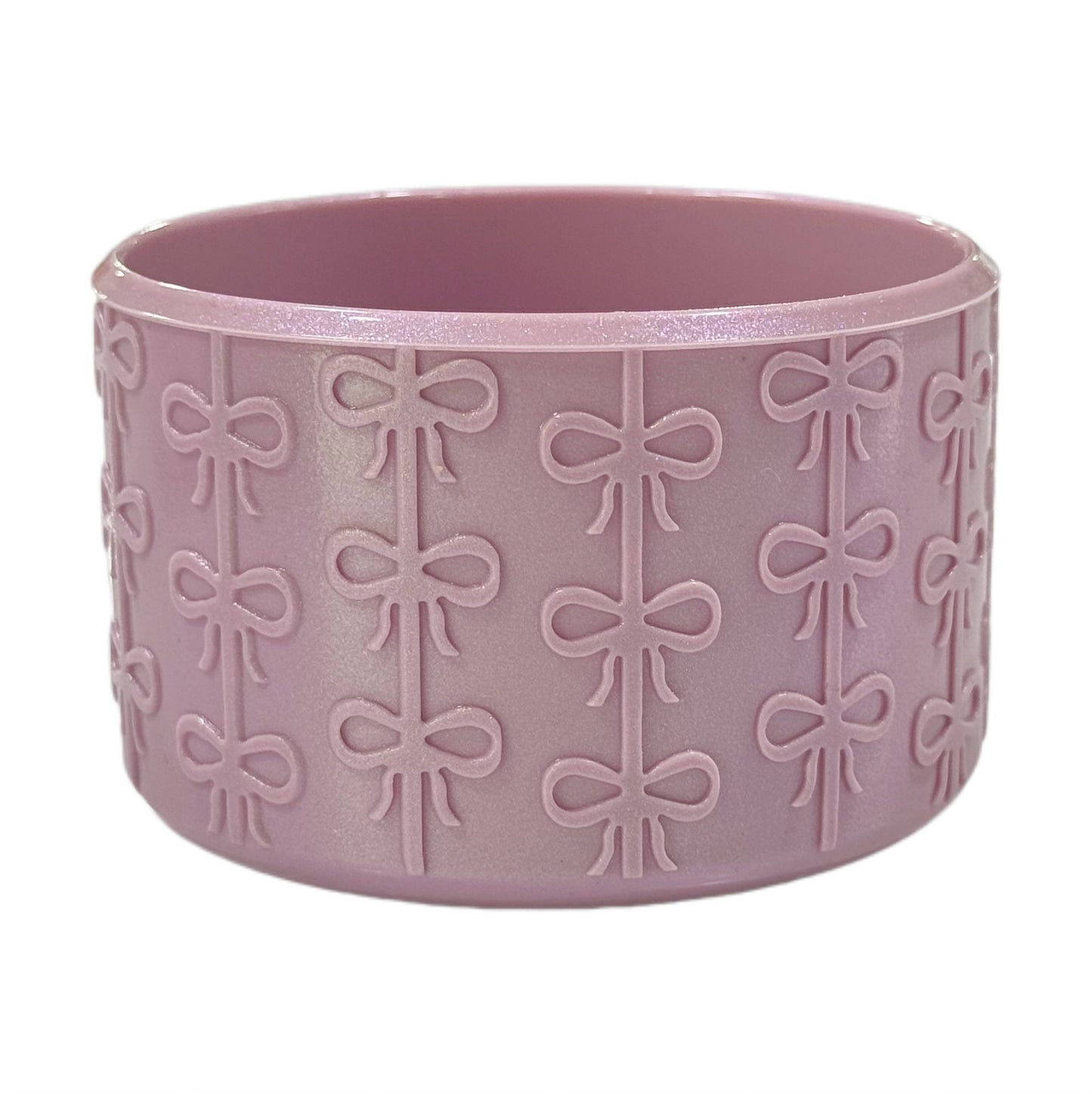 NotYourBarbiePink Shimmer Silicone boot for Tumblers