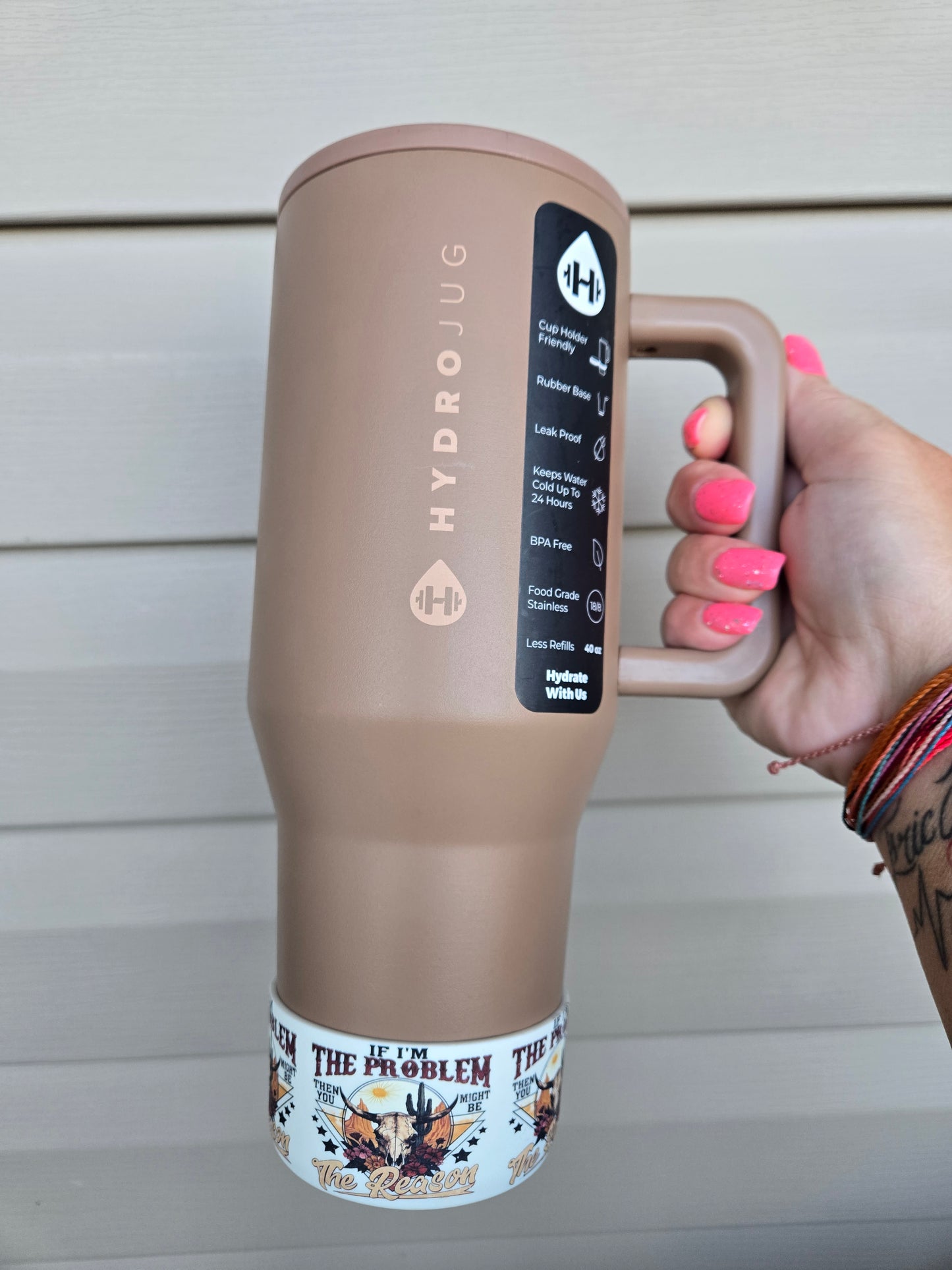 If I'm The Problem Silicone Boot Bumper Sleeve for Tumblers