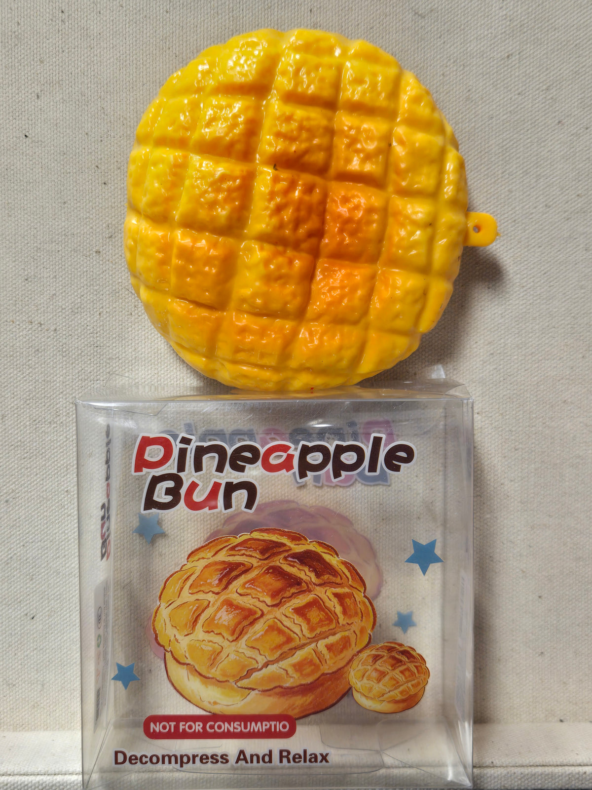 Crunchy Pineapple Bun Squishy | Sensory Stress Toy