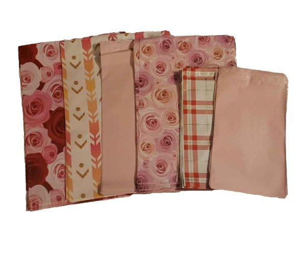 Valentine Bundle! Poly Mailers 30 Piece Variety of 3 different Sizes 6x9, 9x12, 10x13 Shipping Bags
