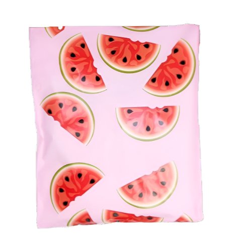 Watermelon Pink Poly Mailers Size 10x13 Colorful Shipping Bags