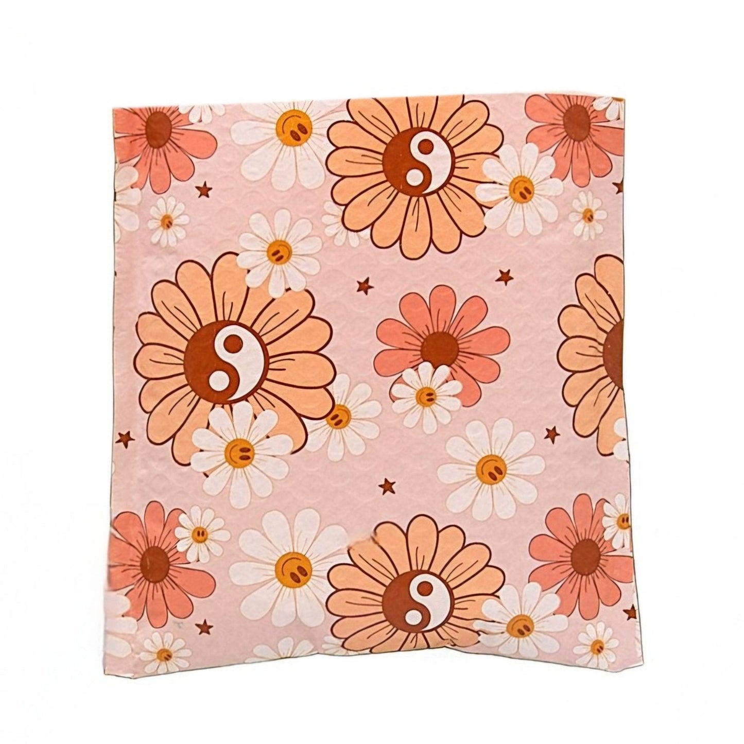 Yin Yang Daisy Bubble Mailers Size 6.5x10 Padded Envelopes