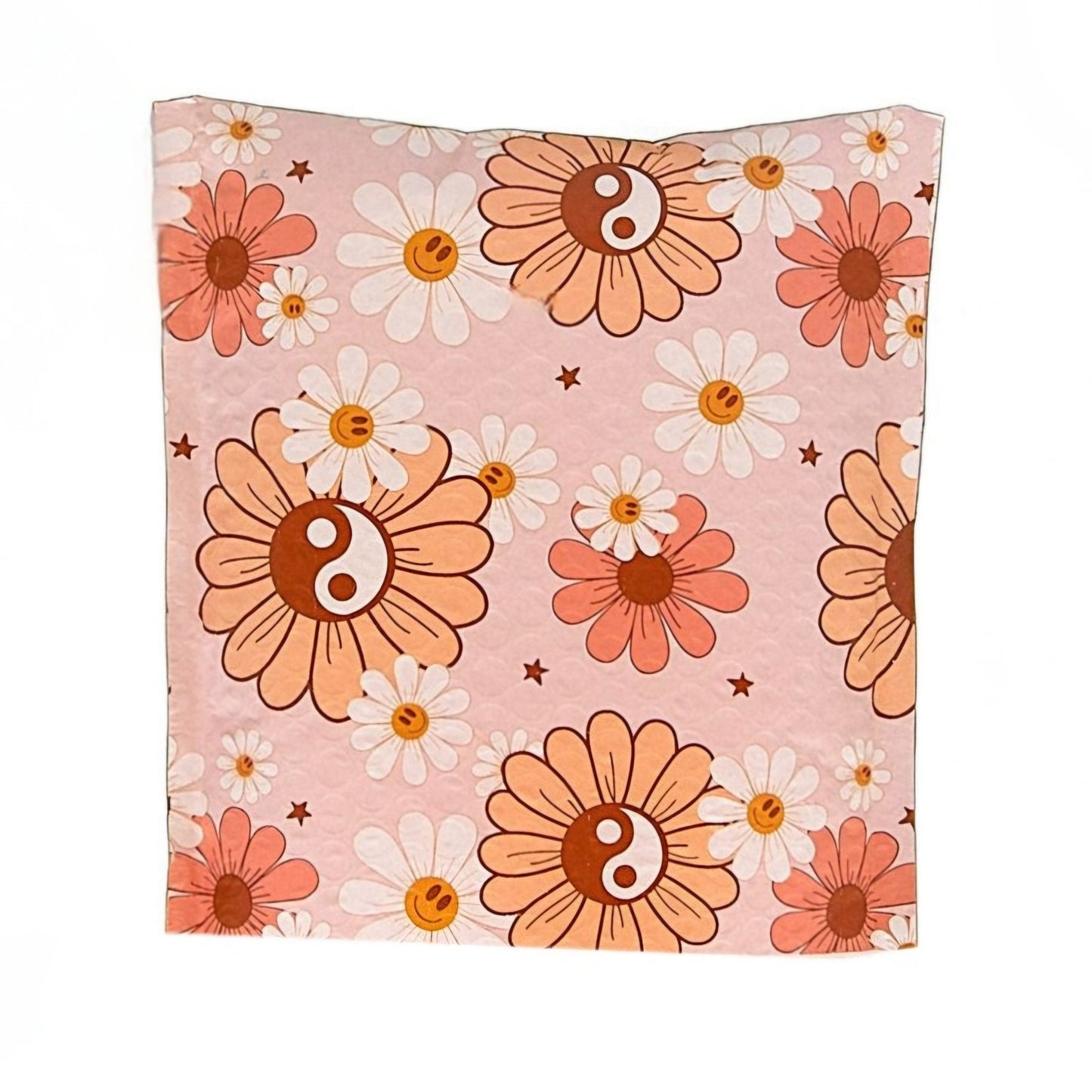 Yin Yang Daisy Bubble Mailers Size 6.5x10 Padded Envelopes