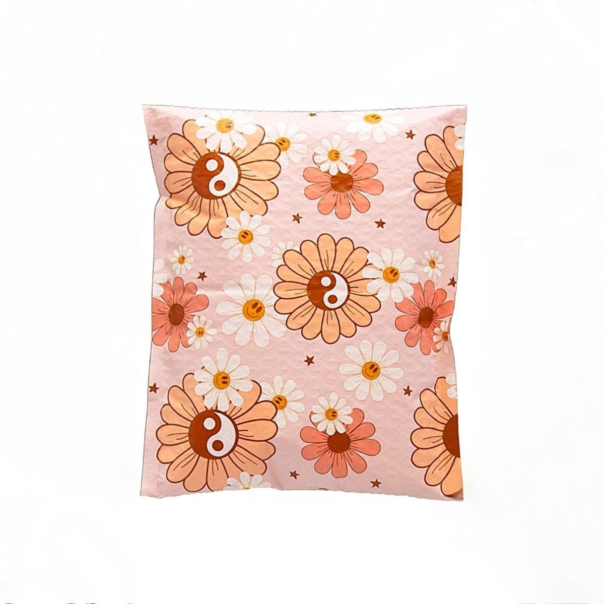 Yin Yang Daisy Bubble Mailers Size 6.5x10 Padded Envelopes