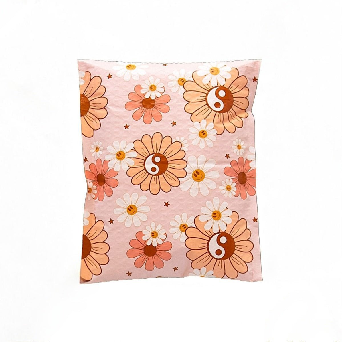 Yin Yang Daisy Bubble Mailers Size 6.5x10 Padded Envelopes